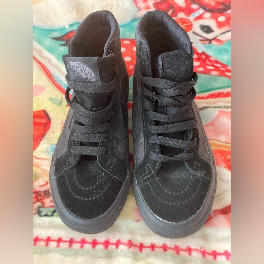 Vans Black Suede High-Tops